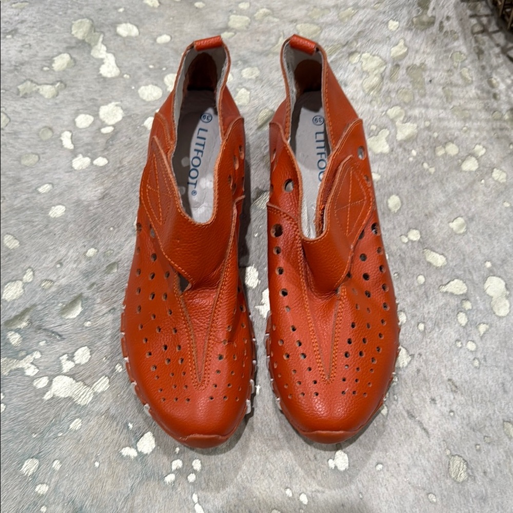Women's Athletic Shoes - Orange